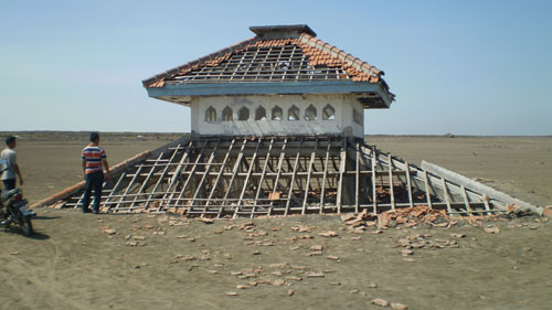 Submerged village